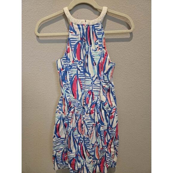 Lilly Pulitzer Pearl Shift Dress Women's Size 0 Sailboat Print Short - Picture 7 of 9